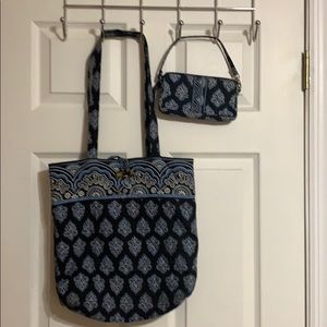 Vera Bradley purse and wallet/wristlet